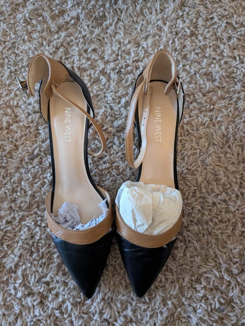 Black and Tan Heels